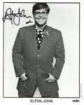 Elton John signed photograph