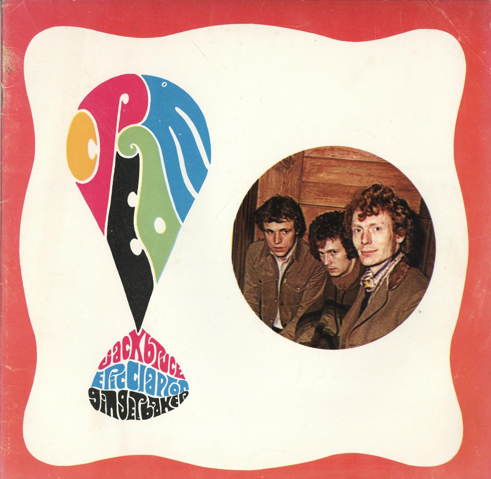 Cream 1968 US Tour Programme