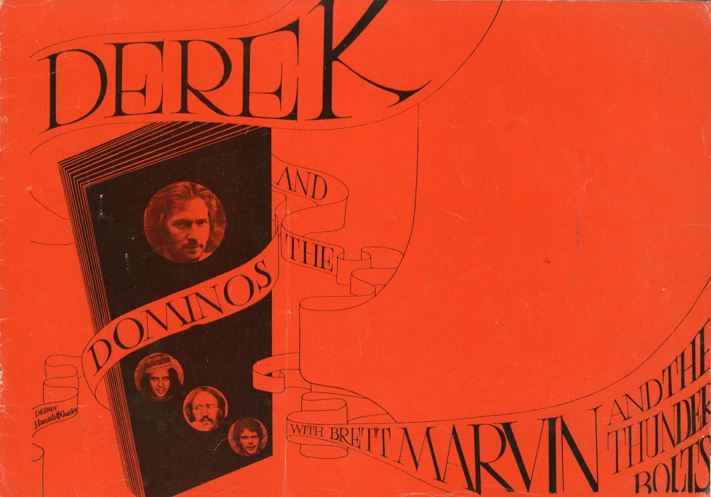 Derek and the Dominos UK concert programme 1970