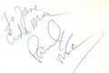 Paul and Linda McCartney autographs 1990s