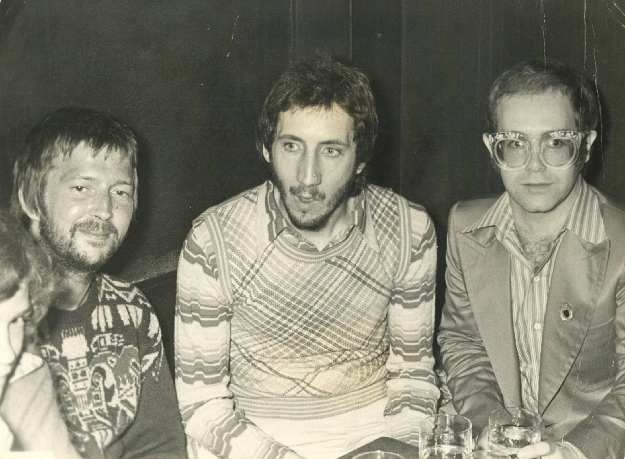 The Who and Elton John Photograph