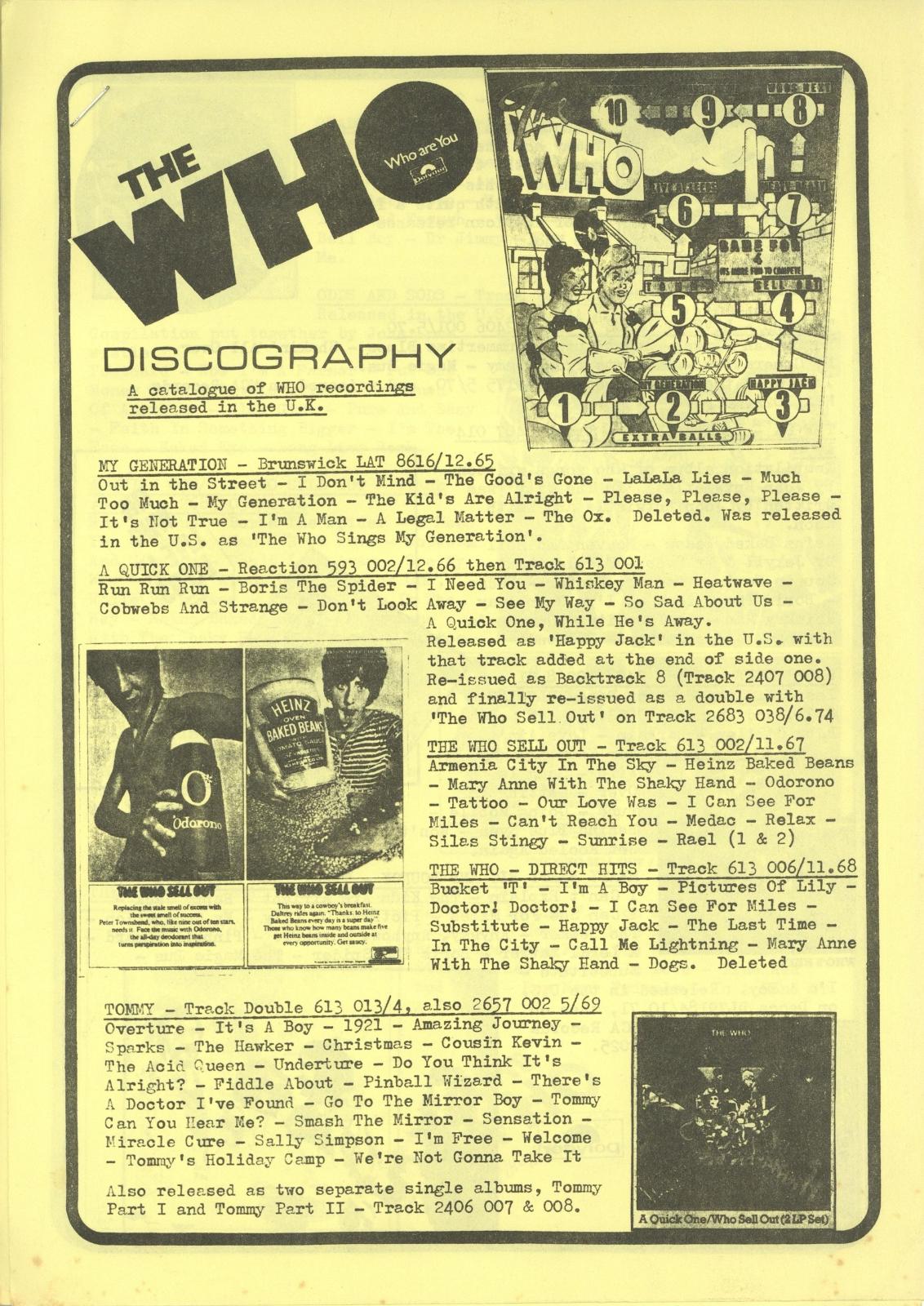 The Who Discography
