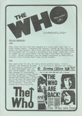 The Who Chronology