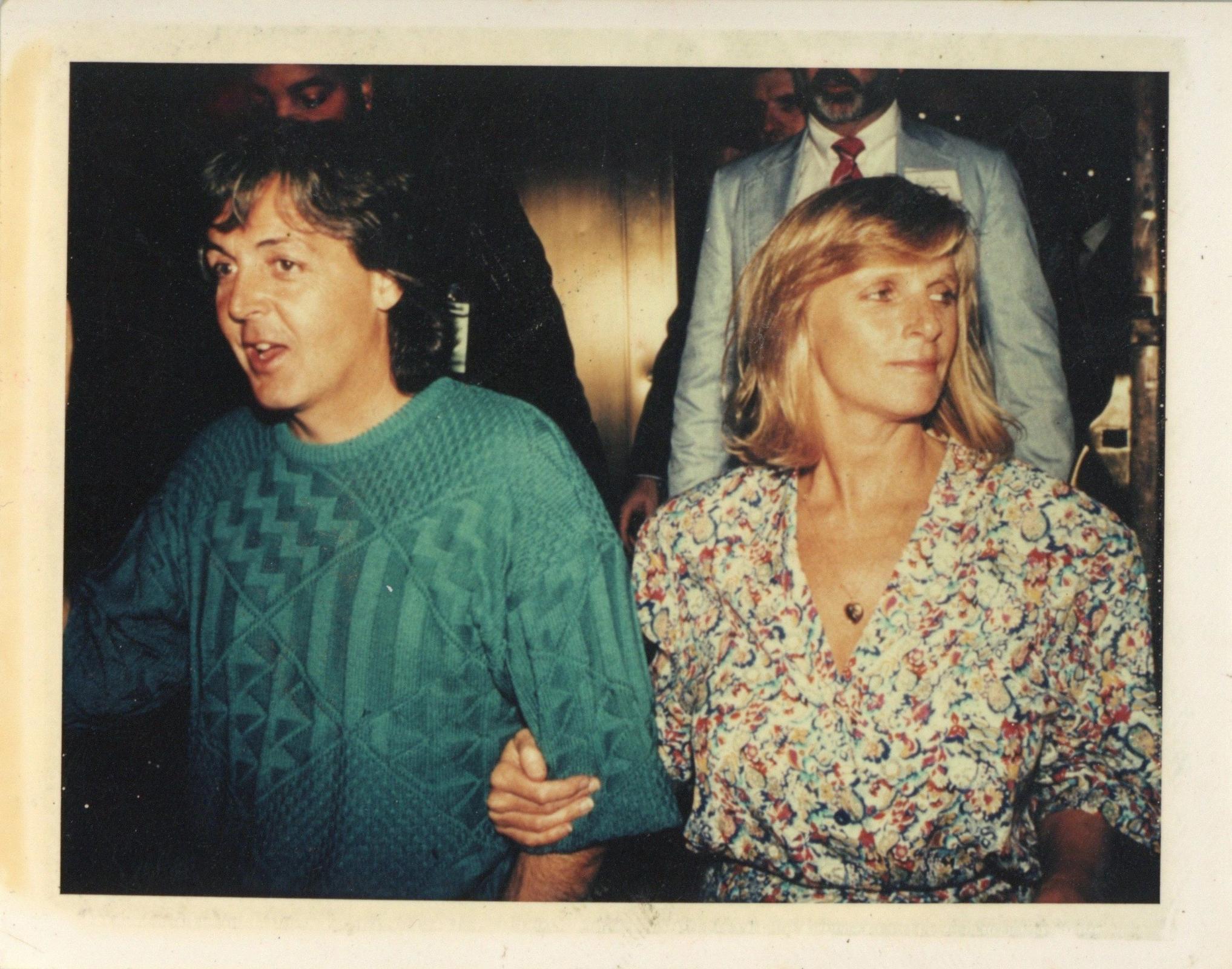 Paul and Linda McCartney New York Snapshot 1986