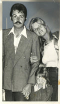 Paul and Linda McCartney snapshot 1976
