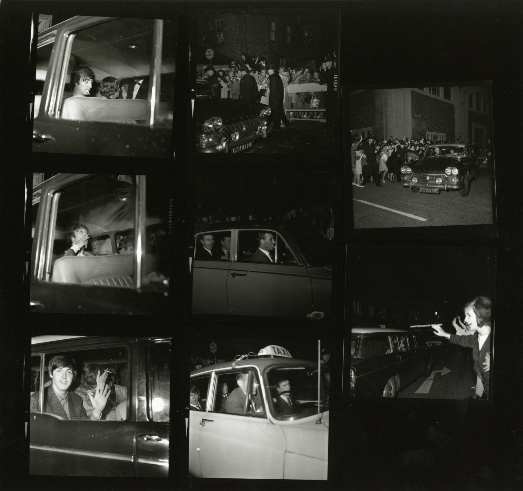 The Beatles Blackpool contact sheet