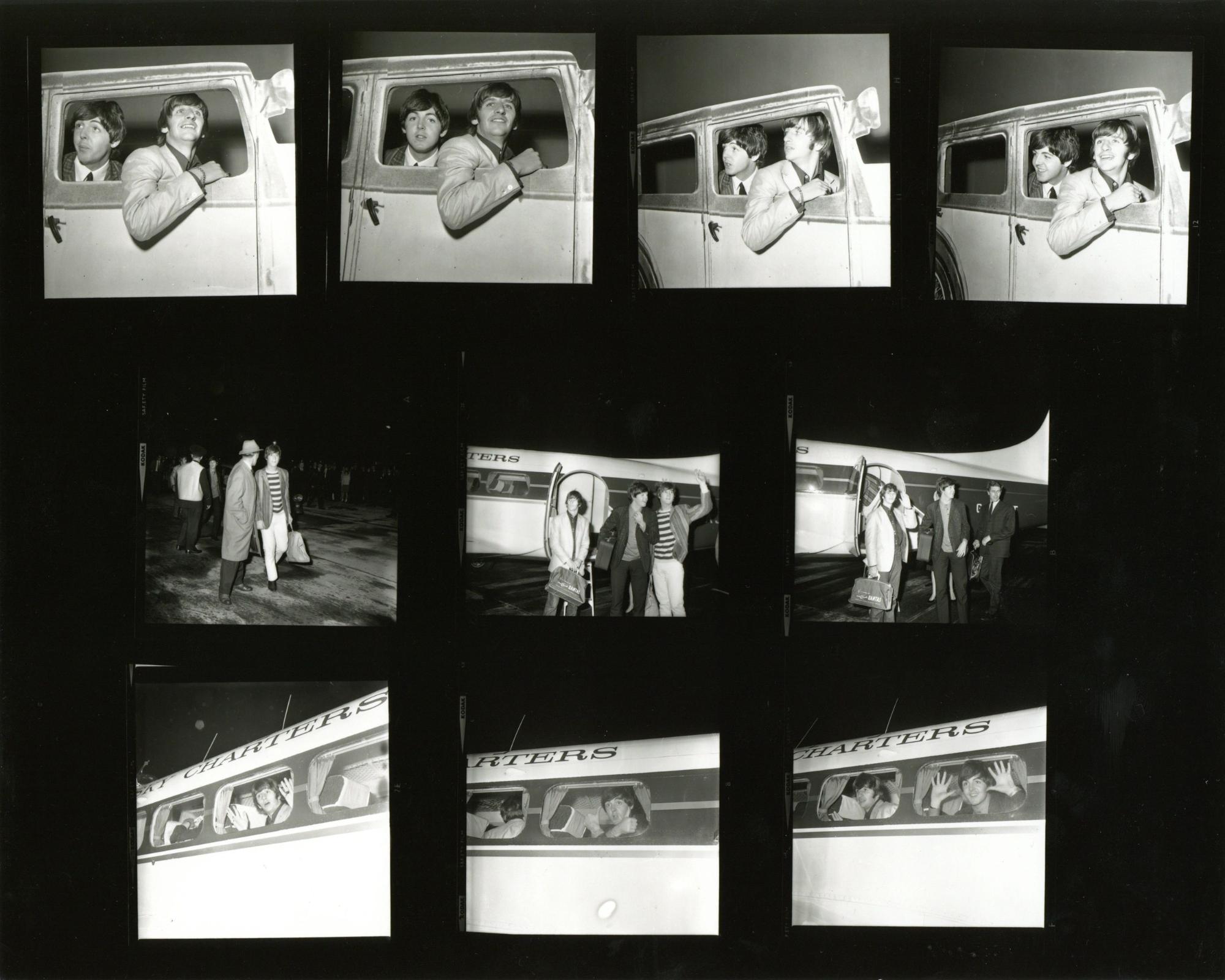 The Beatles Blackpool July 1964 contact sheet