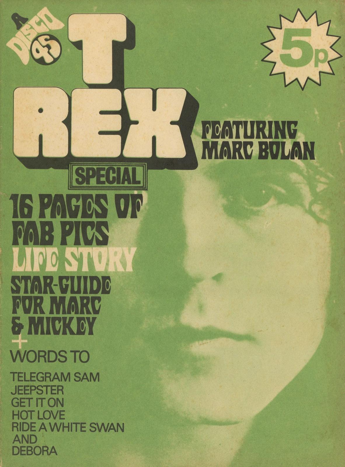 Disco 45 T-Rex Special magazine