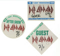 Collection of Def Leppard passes