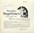Diana Ross and the Supremes Greatest Hits signed album