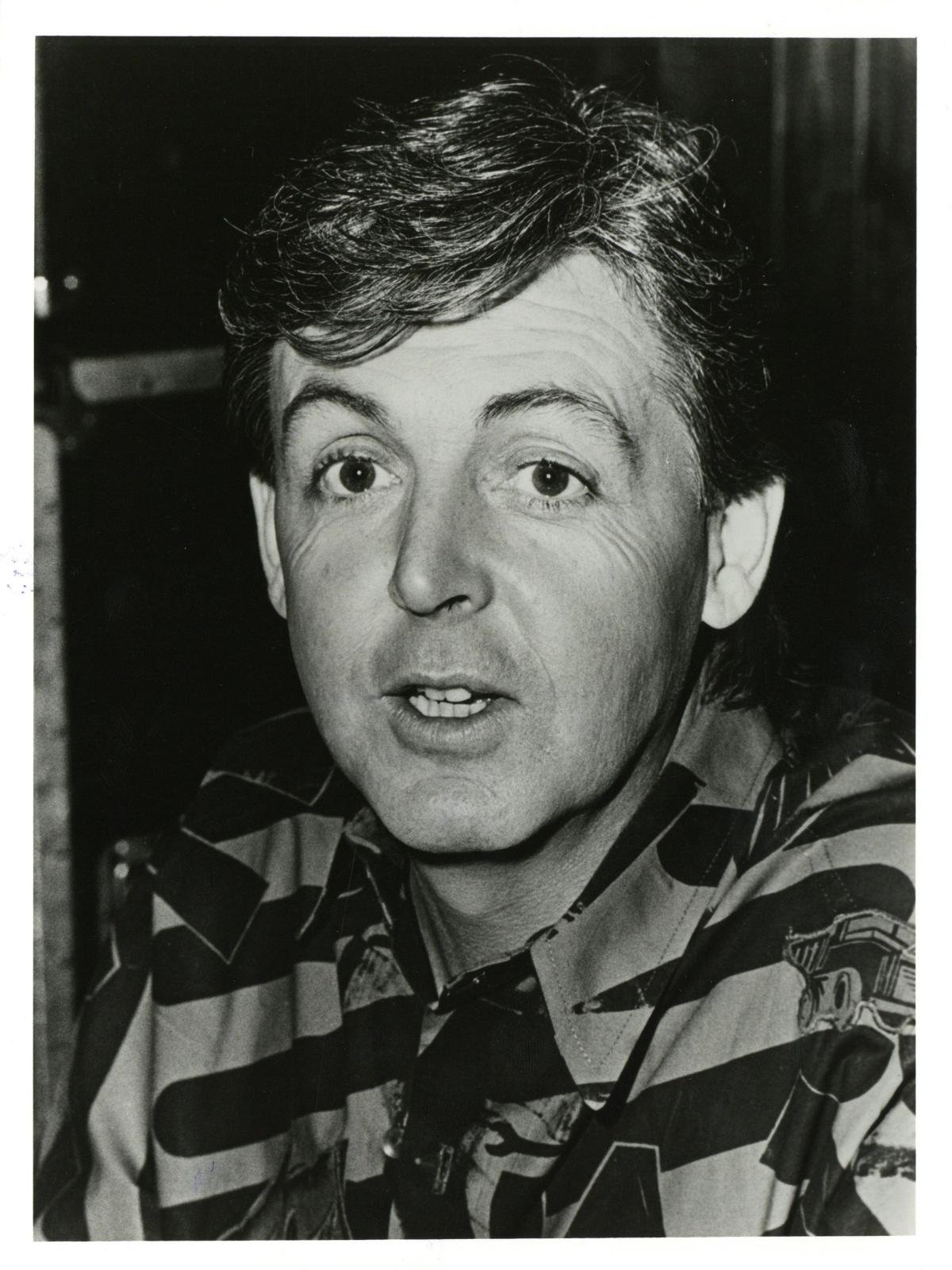 Paul McCartney photograph 1984