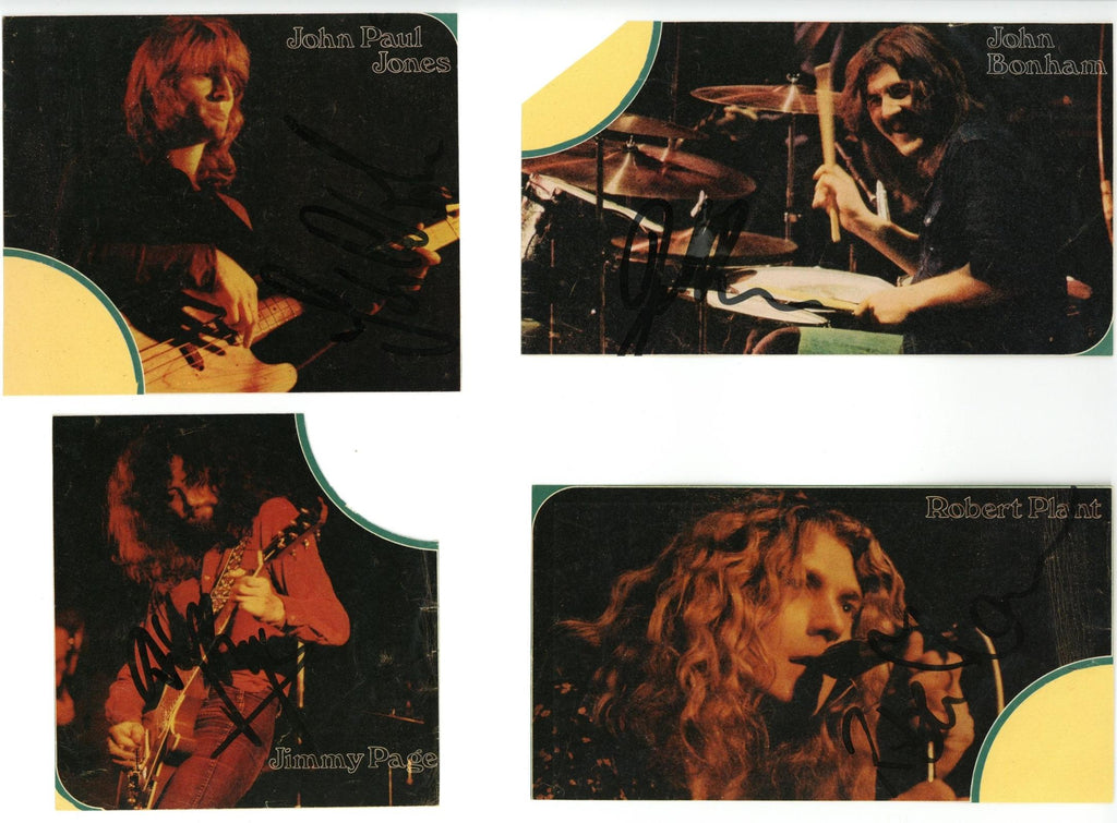 Led Zeppelin Autograph 1973