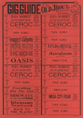 Oasis The Old Trout Windsor "Gig Guide" Flyer, 1994