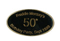 Freddie Mercury 50th Birthday Pin Badge