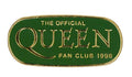 Queen Fan Club green enamel pin badge 1998
