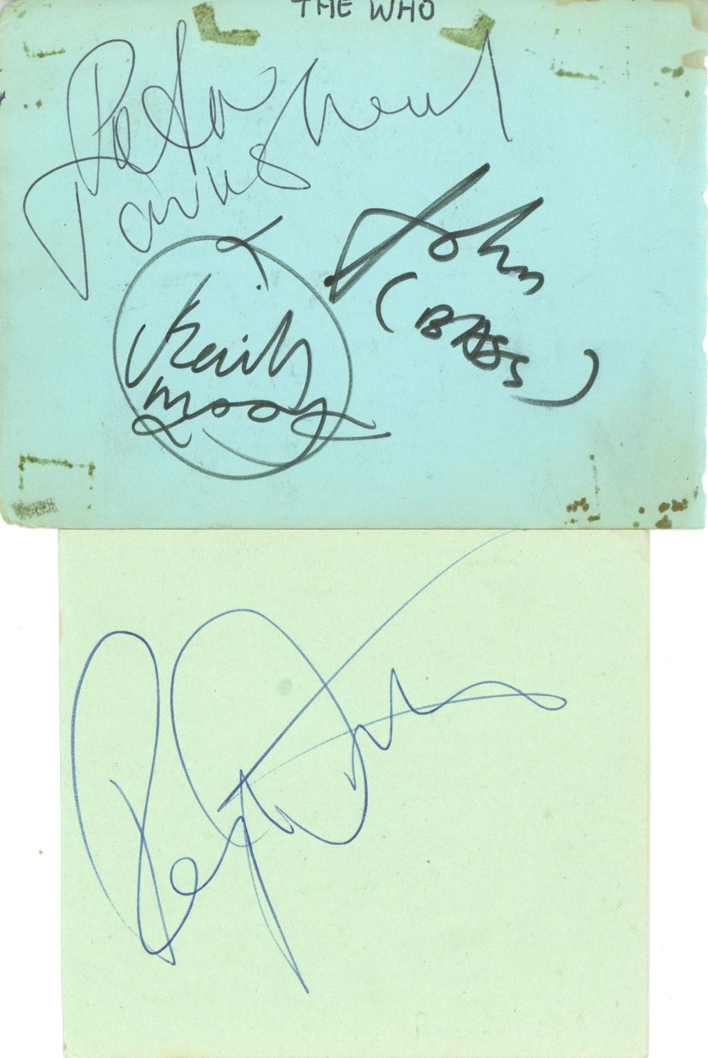 The Who Autographs 1960s