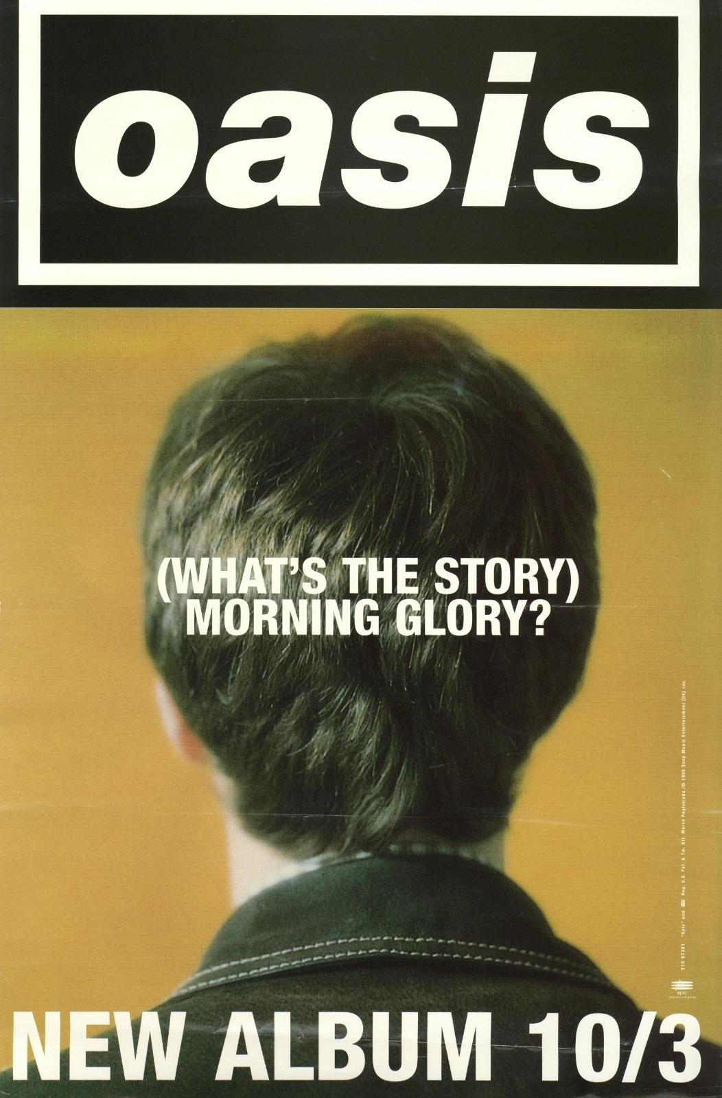 Oasis (What's the Story) Morning Glory? Promo poster 1995