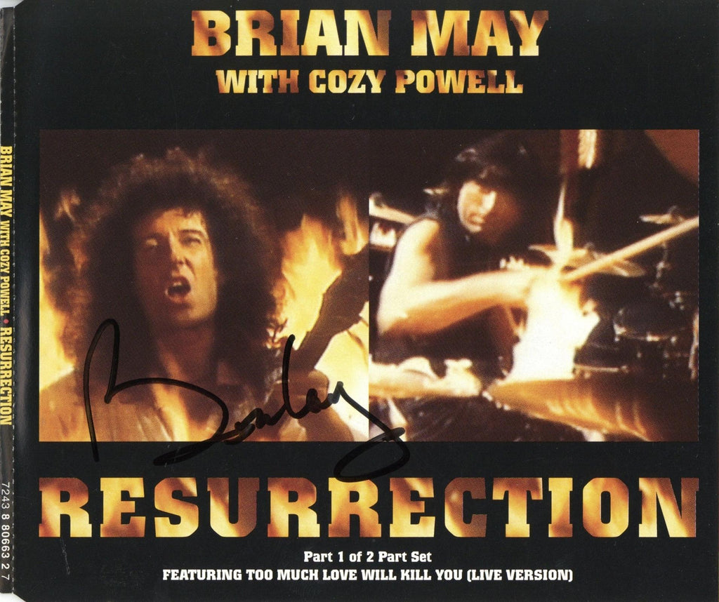 Brian May Signed “Resurrection” CD 1993