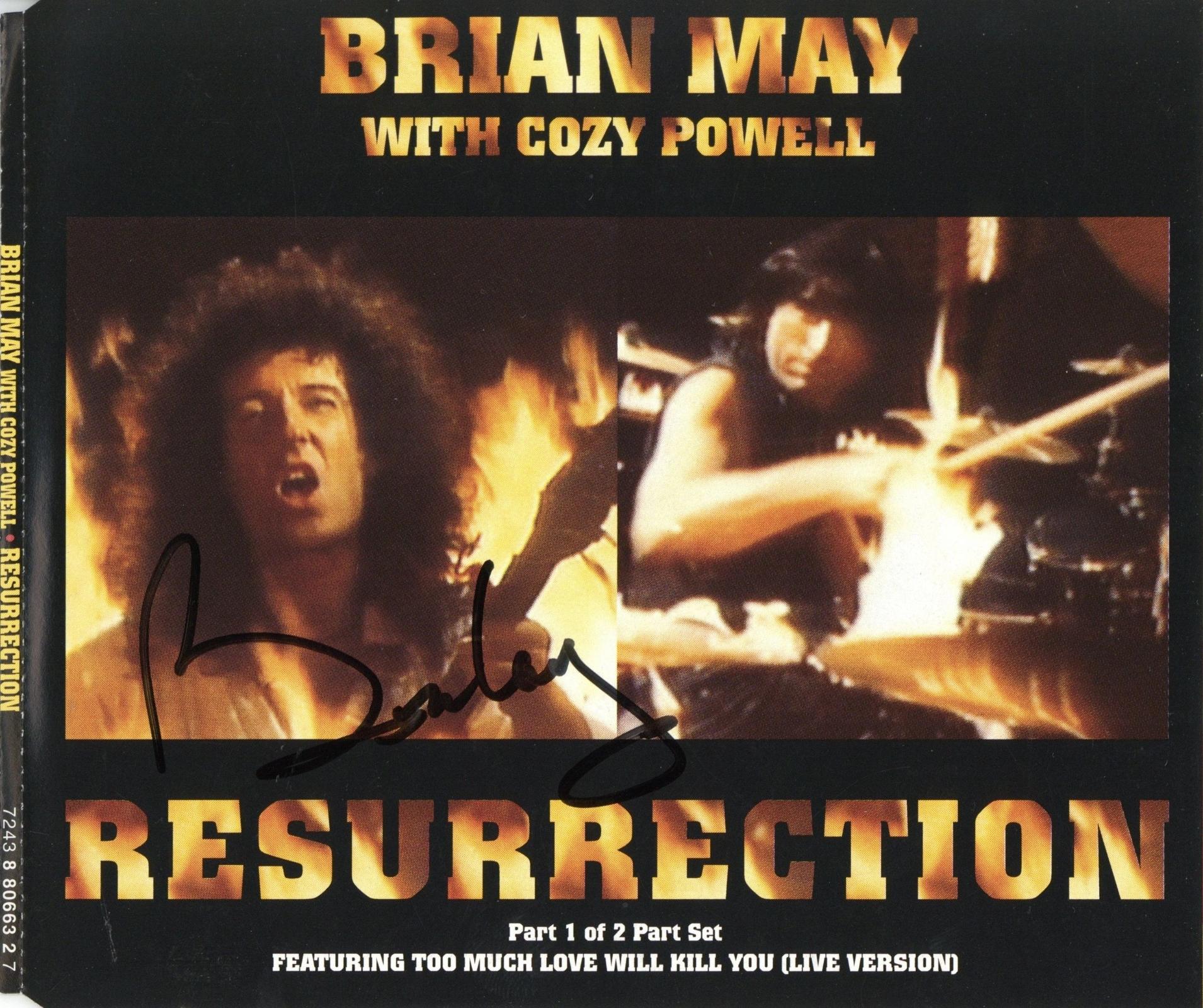 Brian May Signed “Resurrection” CD 1993