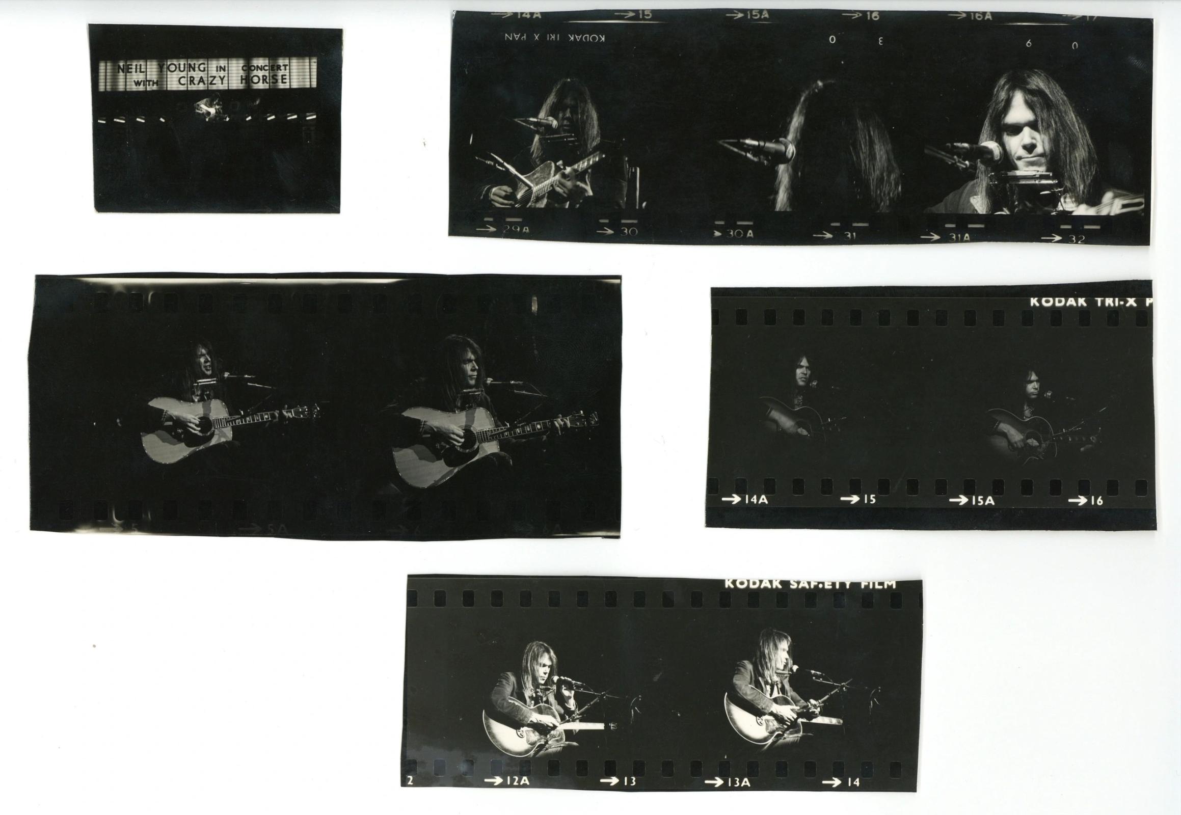 Neil Young Contact sheets