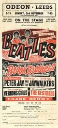 The Beatles Odeon Leeds Handbill 1963