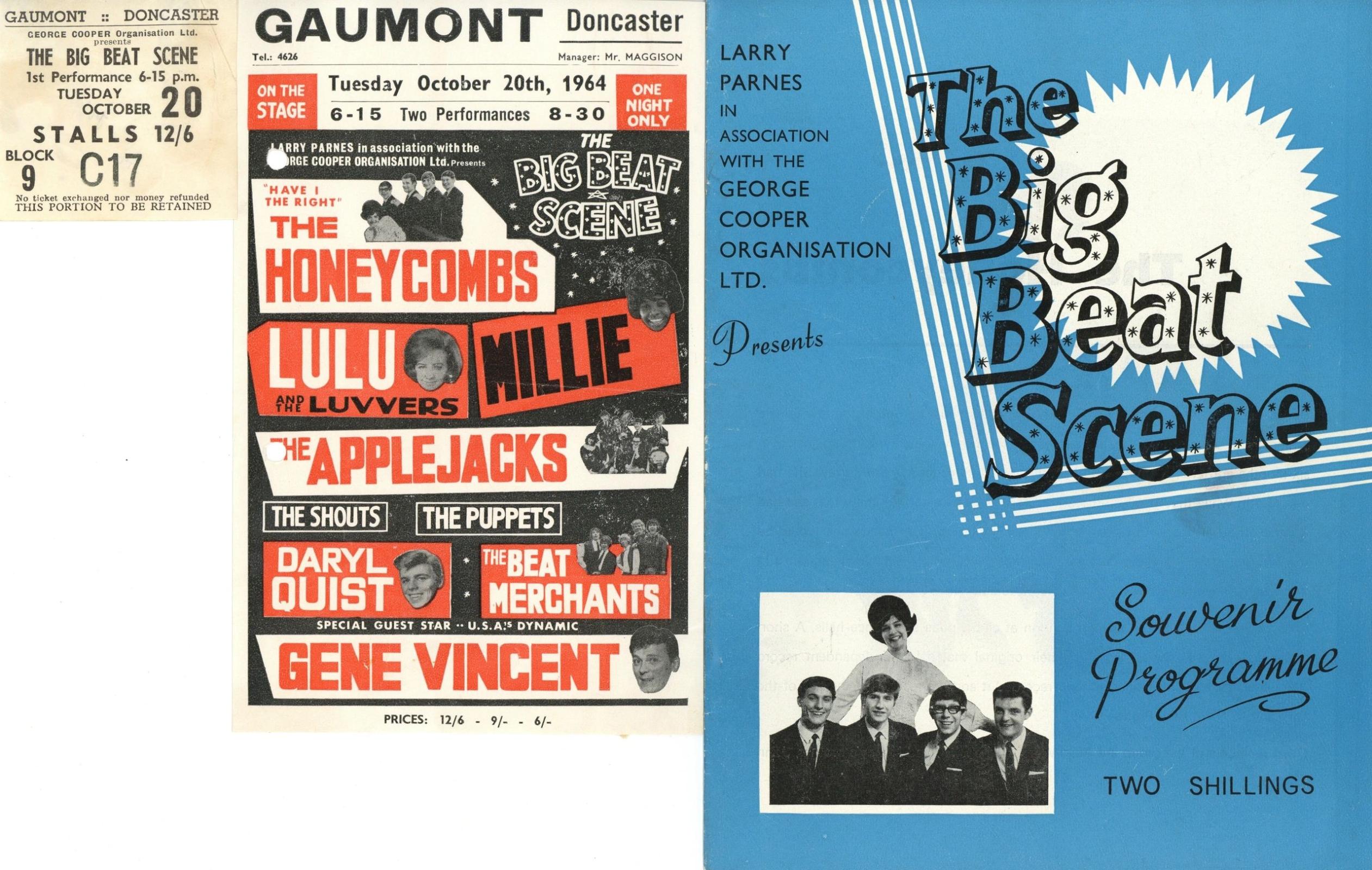 The Big Beat Scene Concert memorabilia collection