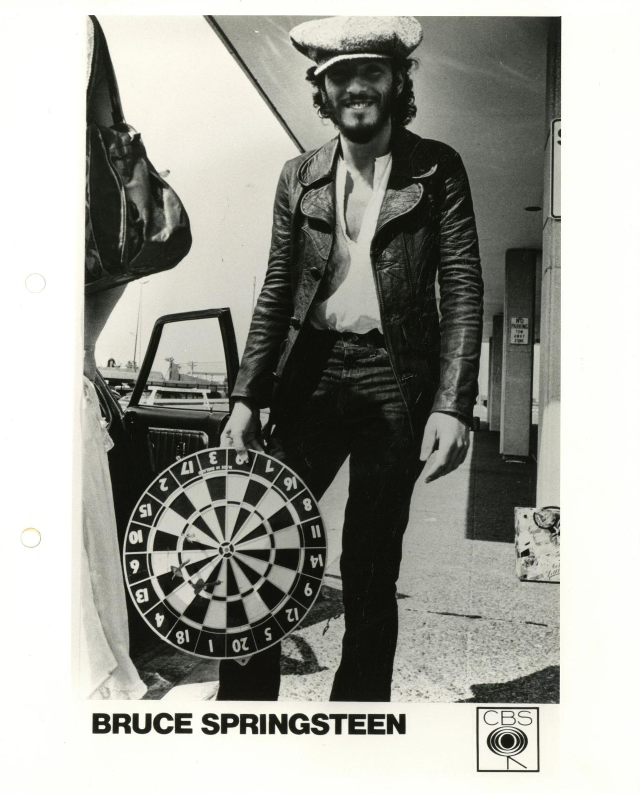 Bruce Springsteen CBS Records promotional photograph 1975