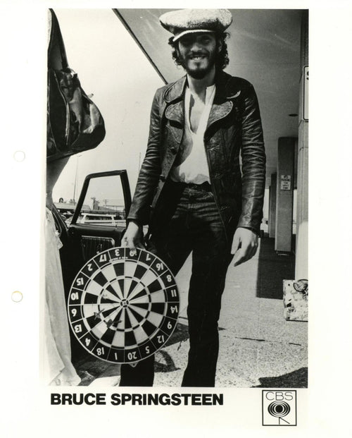 Bruce Springsteen CBS Records promotional photograph 1975