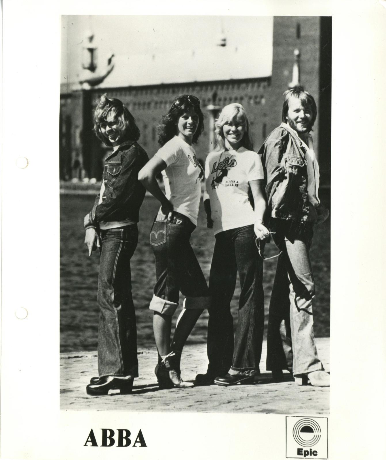 ABBA Epic Records promotional photograph