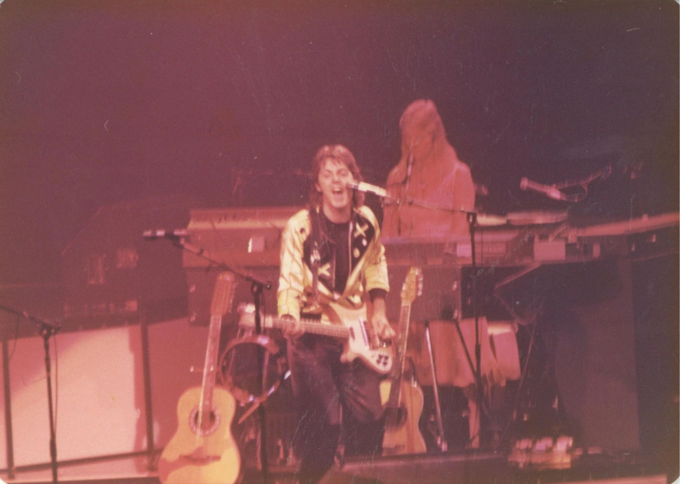 Paul McCartney 1976 snapshot photograph