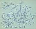 Moody Blues Autographs 1965