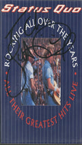 Status Quo Signed Rocking All Over the Years: All Their Greatest Hits Live VHS