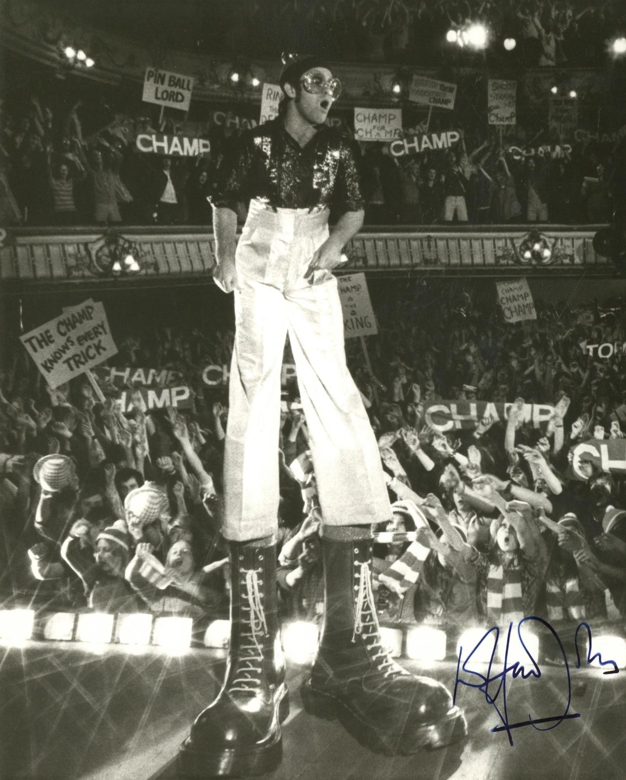 Elton John Signed Photograph