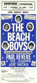 The Beach Boys Empire Theatre Liverpool Handbill 1969