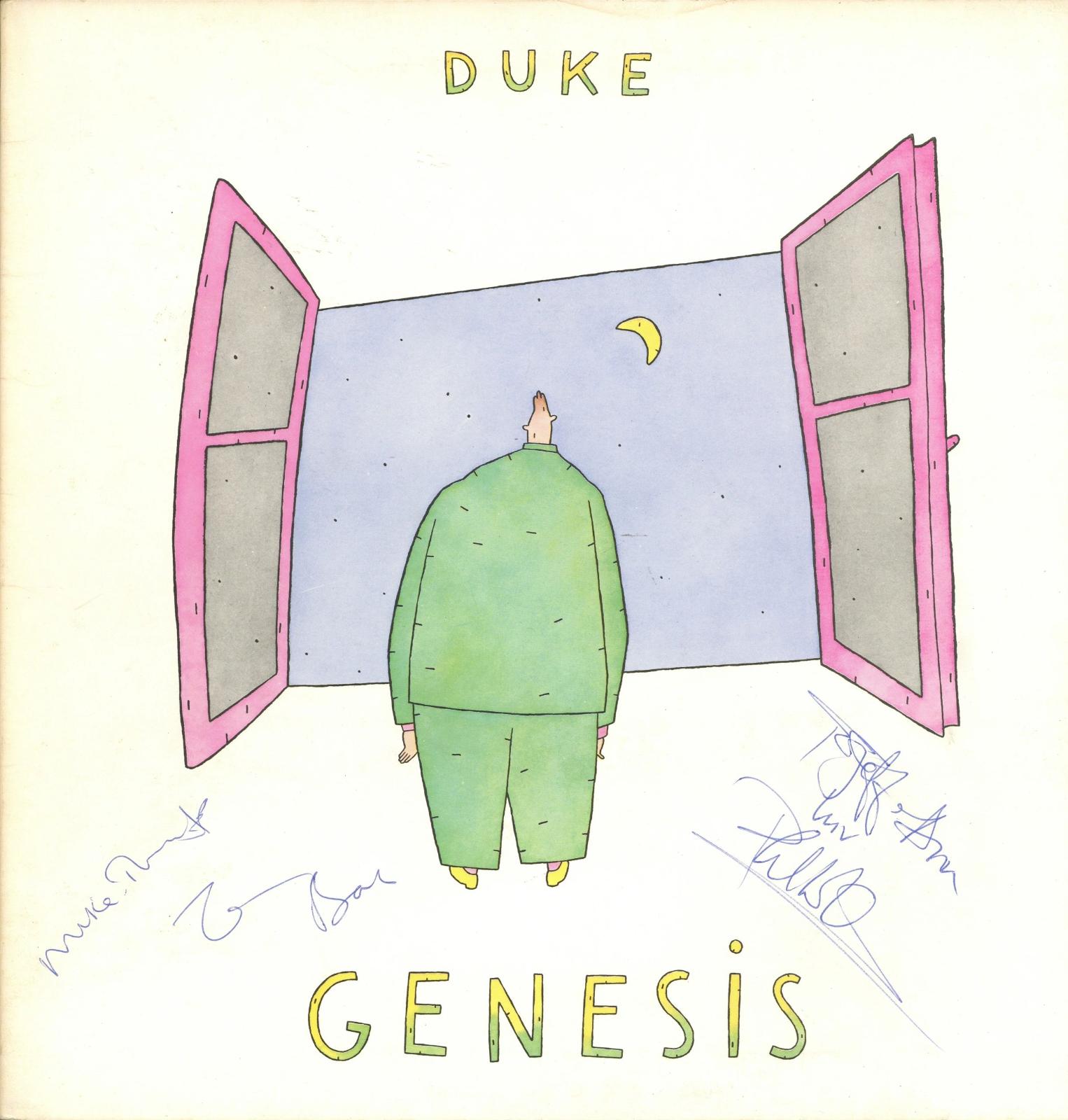 Genesis signed album “Duke”