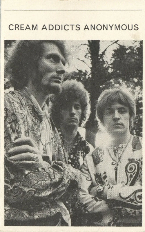 Cream Addicts Anonymous 1967-68 membership card