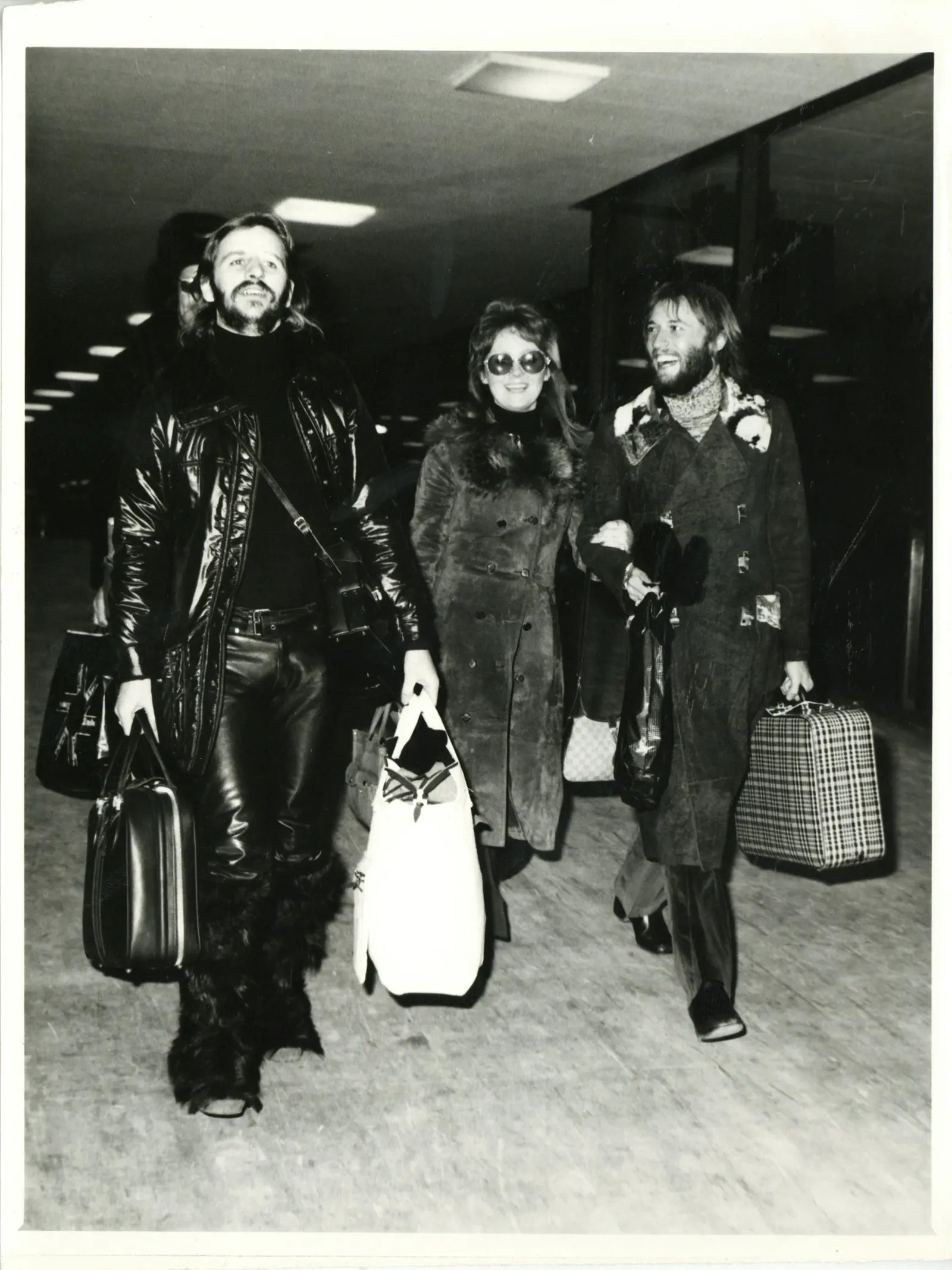Ringo Starr London Heathrow Airport photograph 1971