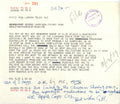 George Harrison annotated Telex 1979