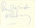 Paul McCartney Autograph Hull 1972