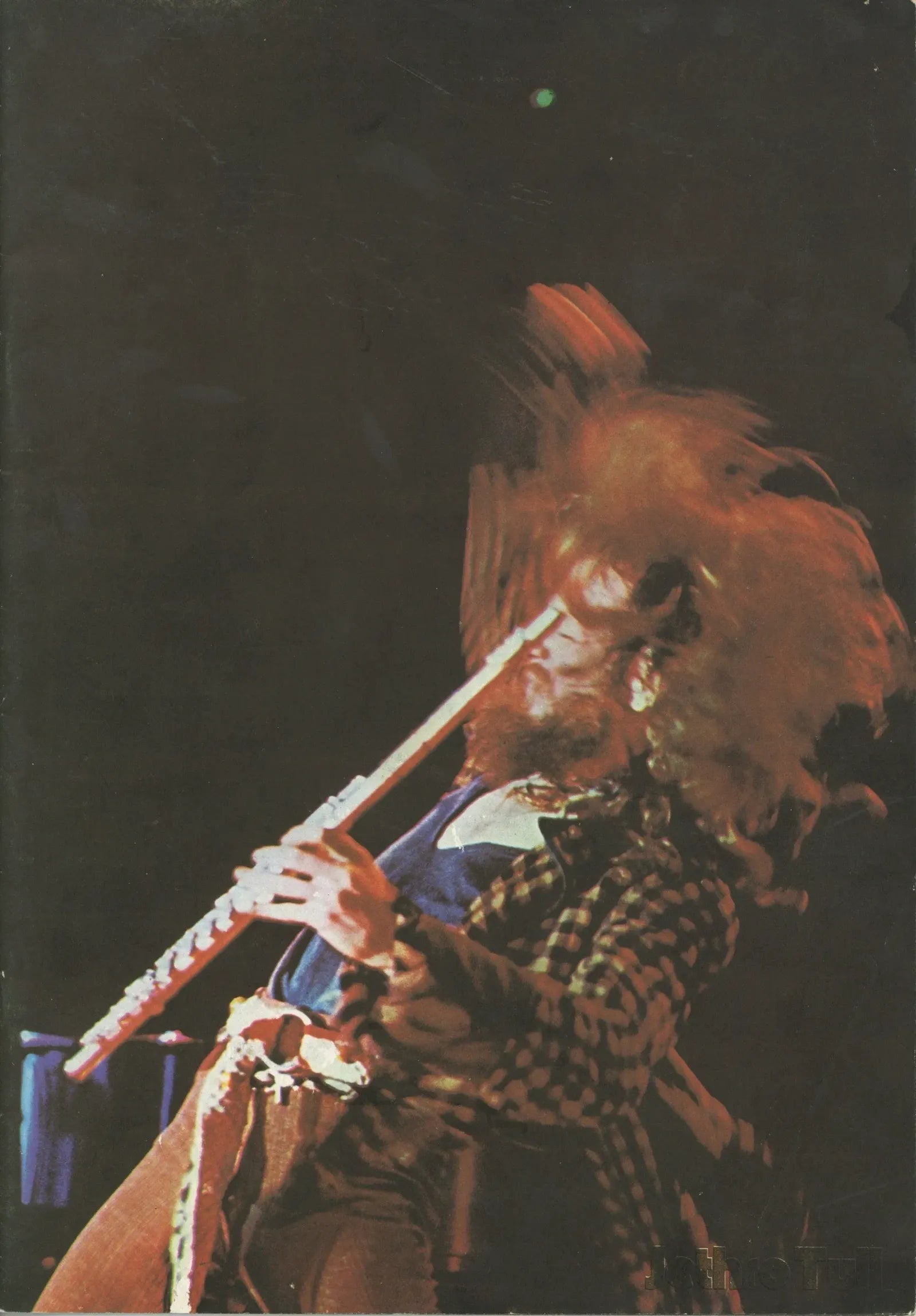 Jethro Tull UK tour concert programme 1972