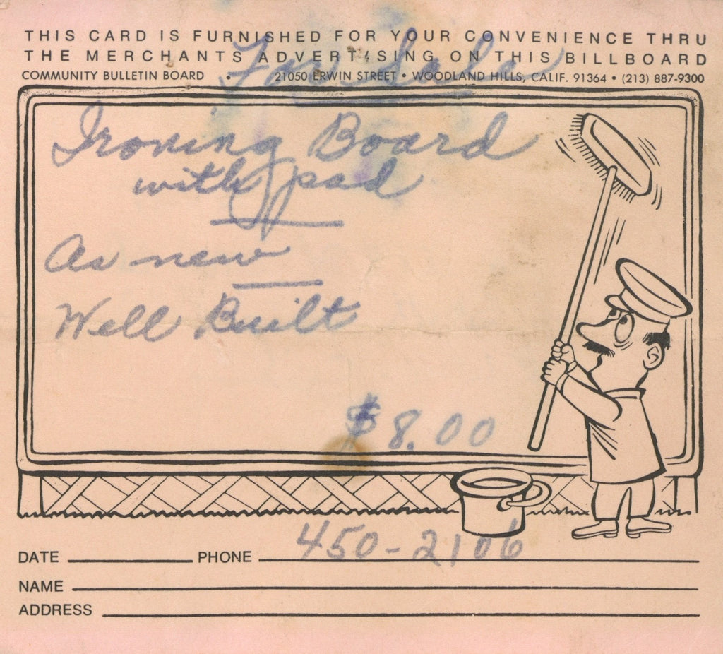 George Harrison handwritten note 1970s