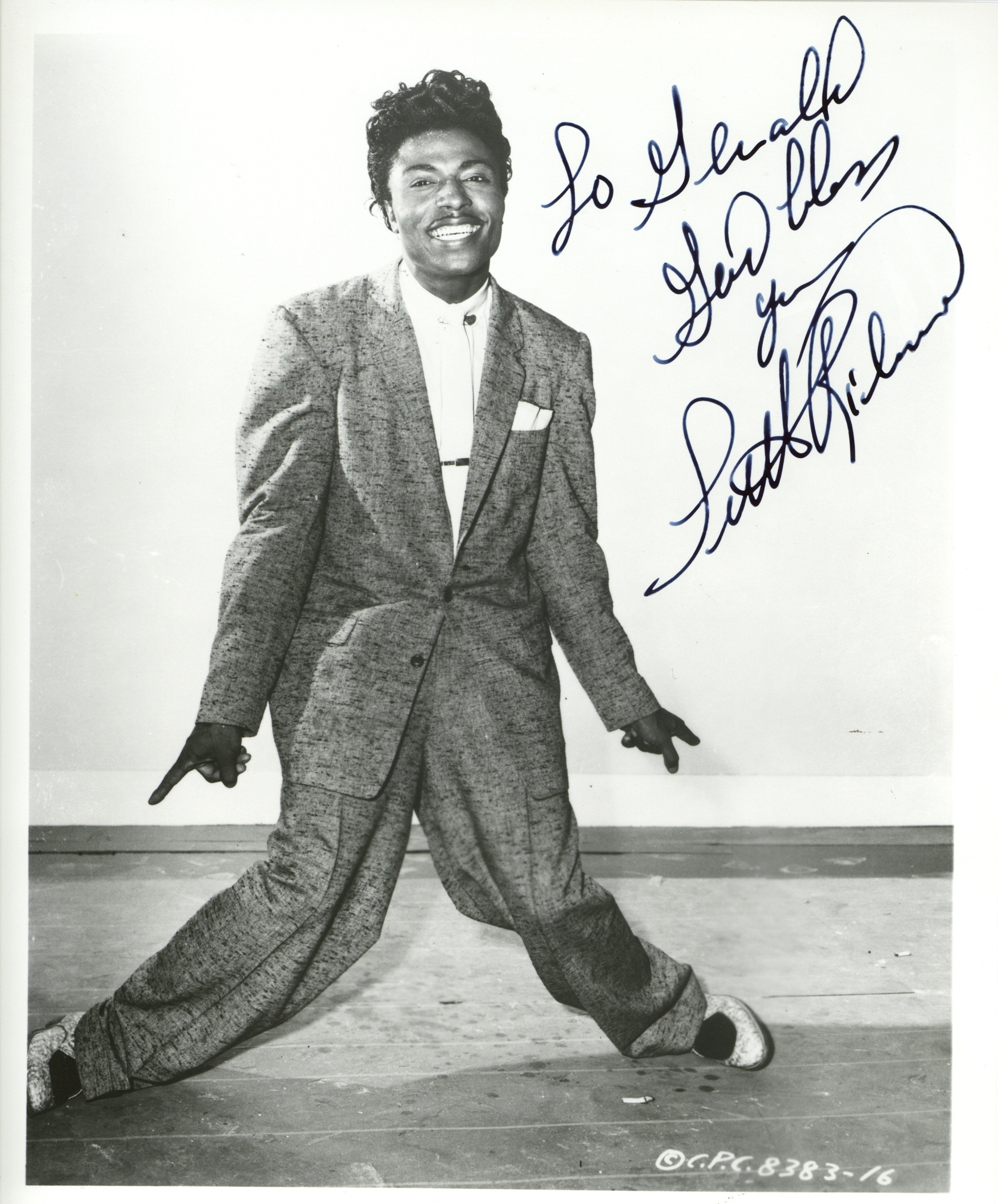 Little Richard signed promotional photograph