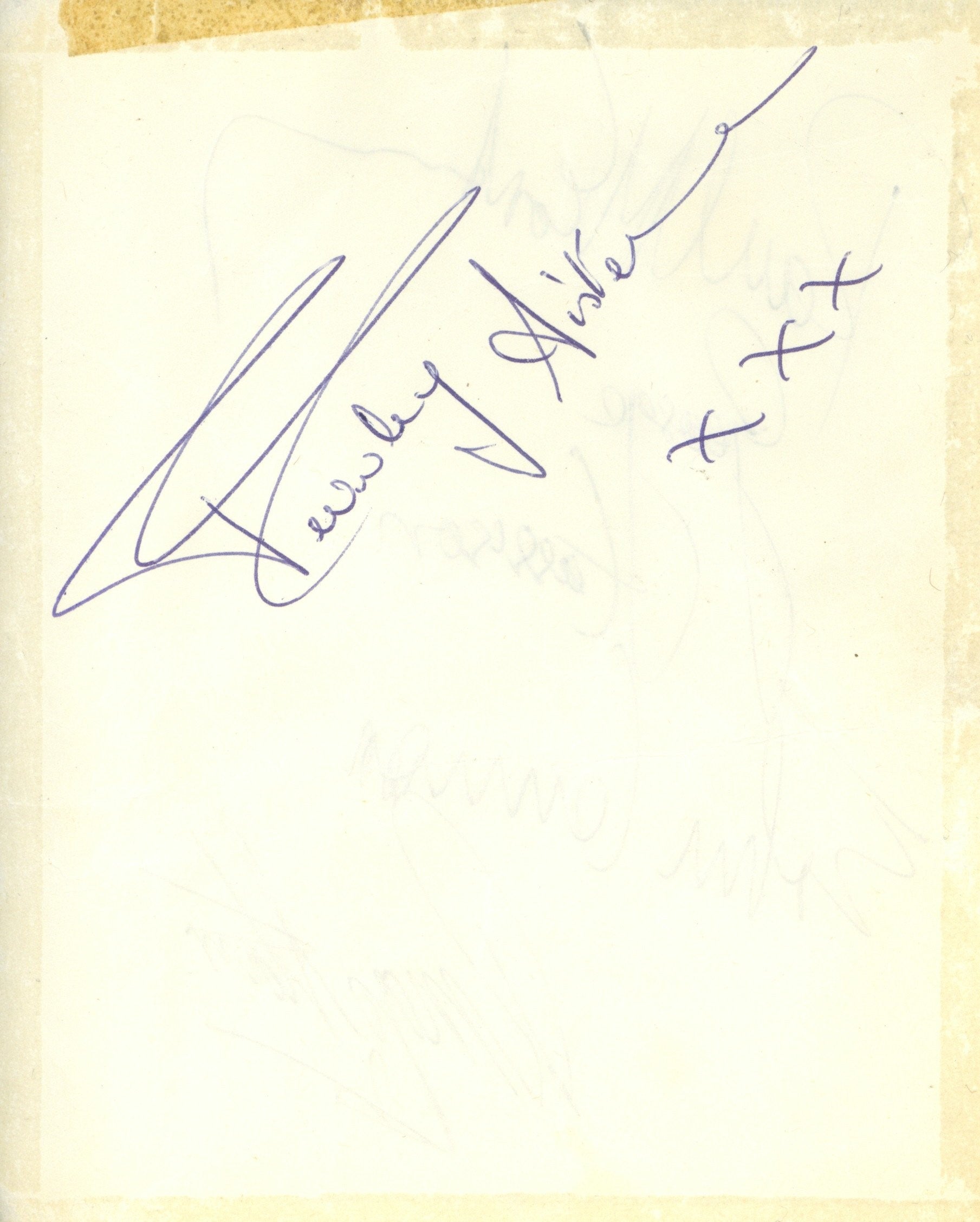 Neil Aspinall Beatles Autographs 1963
