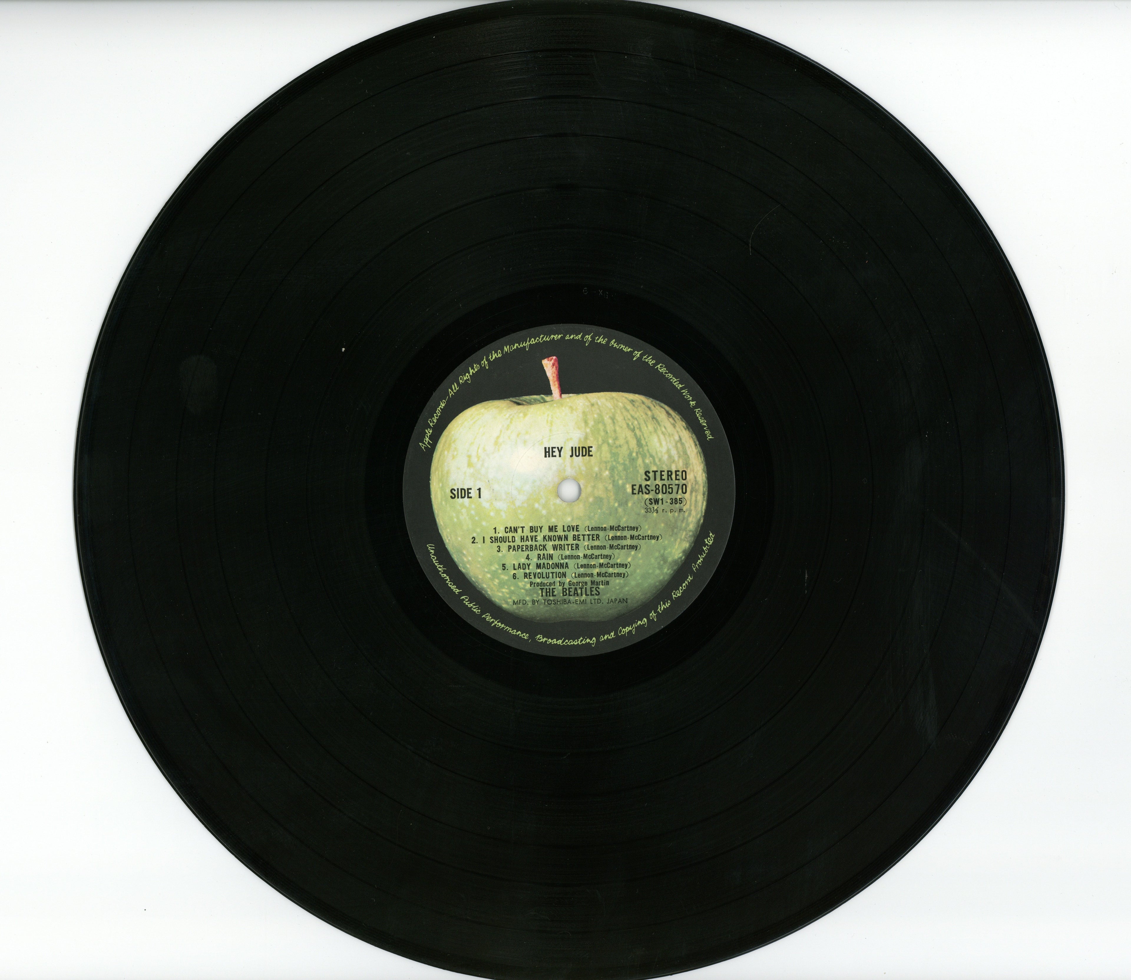 The Beatles “Hey Jude” Japanese Pressing