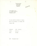 Ringo Starr Tittenhurst Park Invitation 1985