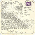 Ginger Gilmour Handwritten Postcard