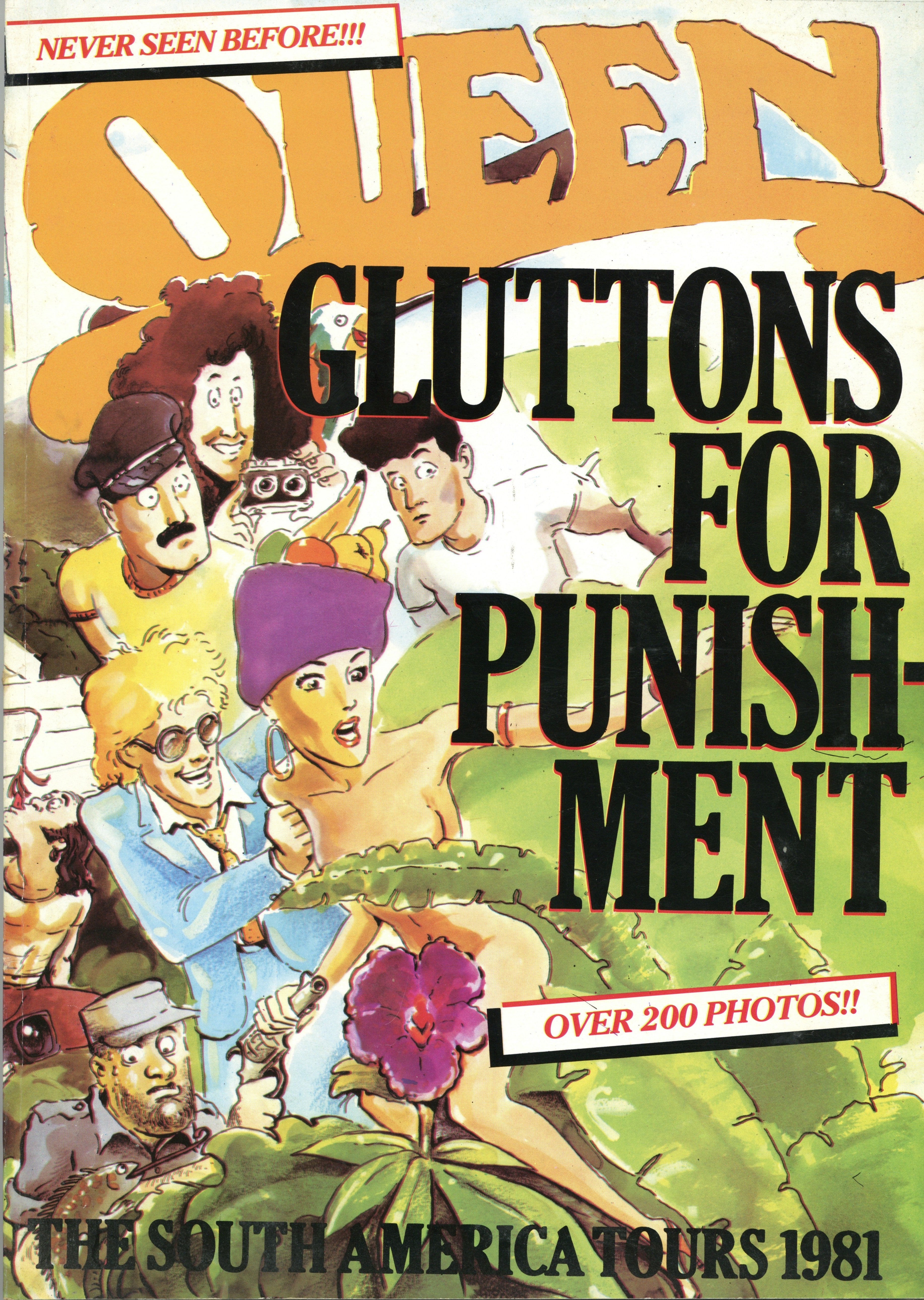 Queen “Gluttons for Punishment” South America Tour Book