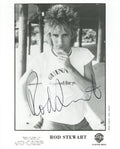 Rod Stewart signed promotional photograph