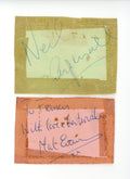 Neil Aspinall and Mal Evans Autographs 1967