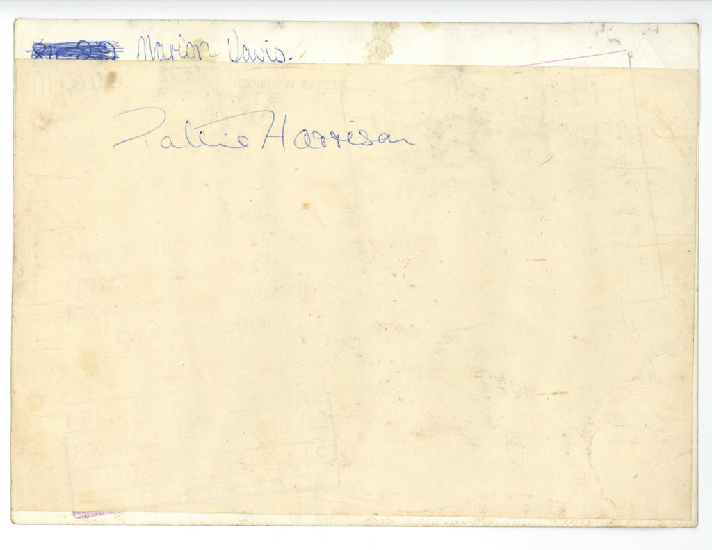 Pattie Harrison signed Photograph 1967